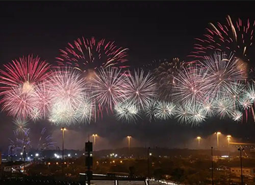 南城县焰火晚会